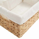 Opbevaringskurve 3 pcs Naturfarvet Vandhyacint