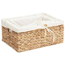 Opbevaringskurve 3 pcs Naturfarvet Vandhyacint