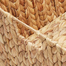 Opbevaringskasse Naturfarvet 60 x 38 x 20 cm Vandhyacint