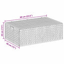 Opbevaringskasse Naturfarvet 60 x 38 x 20 cm Vandhyacint
