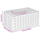 Tissue Box Covers 2 stk. Vandhyacint 27.5 x 16.5 x 14 cm
