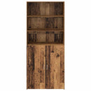 Highboard Gammelt træ 80 x 42,5 x 185 cm Konstrueret træ