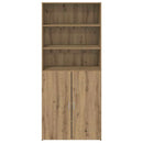 Highboard Artisan Egetræ 80 x 42,5 x 185 cm Konstrueret træ