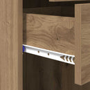Highboard Artisan Egetræ 40 x 42,5 x 185 cm Konstrueret træ