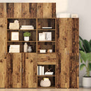 Highboard Gammelt træ 50 x 42,5 x 185 cm Konstrueret træ