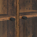 Highboard 2 pcs Gammelt træ 68 x 37 x 142 cm Konstrueret træ