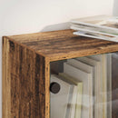 Highboard 2 pcs Gammelt træ 68 x 37 x 142 cm Konstrueret træ