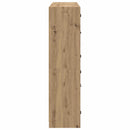 Highboard 2 pcs Artisan Egetræ 68 x 37 x 142 cm Konstrueret træ