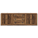 Sideboards med skuffe 3 pcs Gammelt træ 210 x 35,5 x 67,5 cm