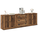 Sideboards med skuffe 3 pcs Gammelt træ 210 x 35,5 x 67,5 cm