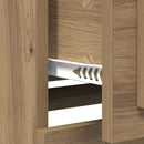 Sideboards med skuffe 3 pcs Artisan-eg 210 x 35,5 x 67,5 cm