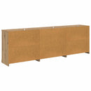 Sideboards med skuffe 3 pcs Artisan-eg 210 x 35,5 x 67,5 cm