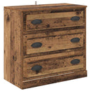 Sideboards med skuffe 2 pcs Gammelt træ 70 x 35,5 x 67,5 cm