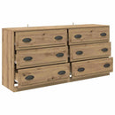 Sideboards med skuffe 2 pcs Artisan Egetræ 70 x 35,5 x 67,5 cm