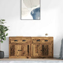 Sideboards med skuffe 2 pcs Gammelt træ 70 x 35,5 x 67,5 cm