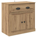 Sideboards med skuffe 2 pcs Artisan Egetræ 70 x 35,5 x 67,5 cm