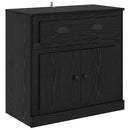 Sideboards 2 pcs Sort eg 70 x 35,5 x 67,5 cm Konstrueret træ