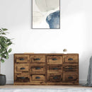Sideboards med skuffe 2 pcs Gammelt træ 70 x 35,5 x 67,5 cm