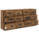 Sideboards med skuffe 2 pcs Gammelt træ 70 x 35,5 x 67,5 cm