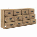 Sideboards med skuffe 2 pcs Artisan Egetræ 70 x 35,5 x 67,5 cm