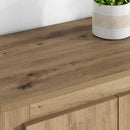 Highboard med skuffe 3 pcs Artisan Egetræ Konstrueret træ