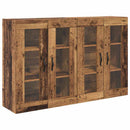 Væggeskabe 2 pcs Gammelt træ 69,5 x 34 x 90 cm Konstrueret træ