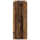 Væghængt skab Vægmonteret 2 pcs Gammelt træ 69,5 x 34 x 90 cm