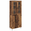 Highboard Gammelt træ 69,5 x 34 x 180 cm Konstrueret træ