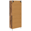 Highboard Gammelt træ 69,5 x 34 x 180 cm Konstrueret træ