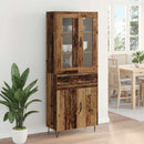 Highboard Gammelt træ 69,5 x 34 x 90 cm Konstrueret træ