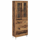 Highboard Gammelt træ 69,5 x 34 x 90 cm Konstrueret træ