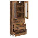 Highboard Gammelt træ 69,5 x 34 x 90 cm Konstrueret træ