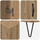 Highboard Artisan Egetræ 69,5 x 34 x 180 cm Konstrueret træ