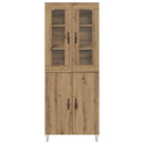 Highboard Artisan Egetræ 69,5 x 34 x 180 cm Konstrueret træ