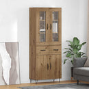 Highboard Artisan Egetræ 69,5 x 34 x 90 cm Konstrueret træ