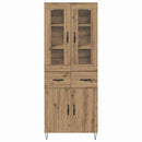 Highboard Artisan Egetræ 69,5 x 34 x 90 cm Konstrueret træ
