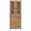 Highboard Artisan Egetræ 69,5 x 34 x 90 cm Konstrueret træ