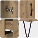 Highboard Artisan Egetræ 69,5 x 34 x 90 cm Konstrueret træ