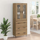 Highboard Artisan Egetræ 69,5 x 34 x 90 cm Konstrueret træ