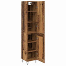 Highboard Gammelt træ 34,5 x 34 x 90 cm Konstrueret træ