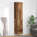 Highboard Gammelt træ 34,5 x 34 x 90 cm Konstrueret træ