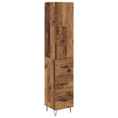 Highboard Gammelt træ 34,5 x 34 x 90 cm Konstrueret træ