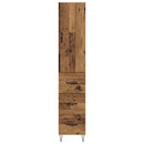 Highboard Gammelt træ 34,5 x 34 x 90 cm Konstrueret træ
