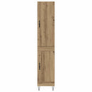 Highboard Artisan Egetræ 34,5 x 34 x 90 cm Konstrueret træ