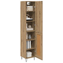 Highboard Artisan Egetræ 34,5 x 34 x 90 cm Konstrueret træ