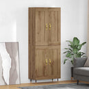 Highboard Artisan Egetræ 69,5 x 34 x 90 cm Konstrueret træ