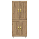 Highboard Artisan Egetræ 69,5 x 34 x 90 cm Konstrueret træ