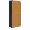 Highboard Sort eg 69,5 x 34 x 90 cm Konstrueret træ