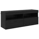 TV Vægmonteringer 6 pcs 100 x 30 x 40 cm Artisan Egetræ