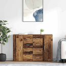 Sideboards med skuffe Corona 2 pcs Gammelt træ 59 x 39 x 80 cm